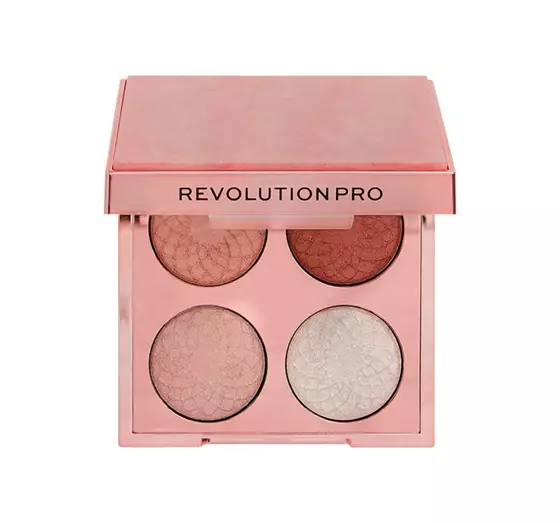 REVOLUTION PRO ETERNAL ROSE EYE QUAD ПАЛИТРА ТЕНЕЙ ДЛЯ ВЕК VELVET HAZE 3,2Г