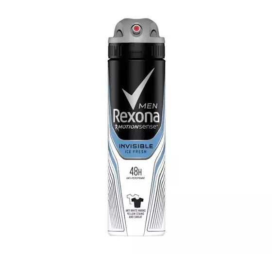 REXONA MEN INVISIBLE BLACK+WHITE АНТИПЕРСПИРАНТ-СПРЕЙ ДЛЯ МУЖЧИН 150МЛ