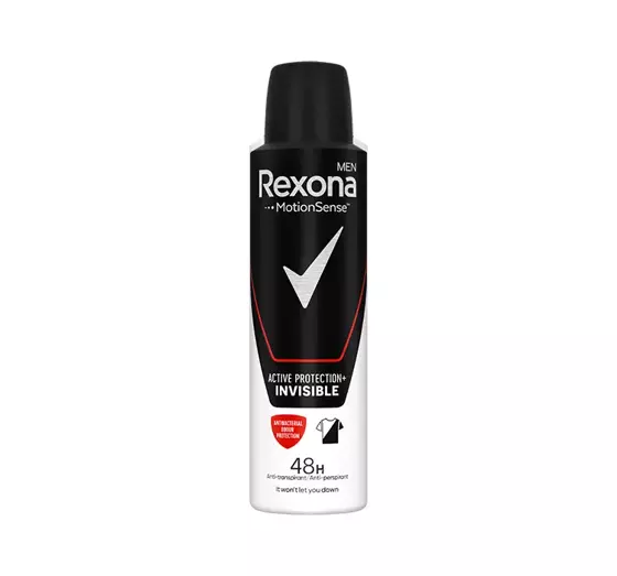 REXONA MEN INVISIBLE BLACK+WHITE АНТИПЕРСПИРАНТ-СПРЕЙ ДЛЯ МУЖЧИН 150МЛ