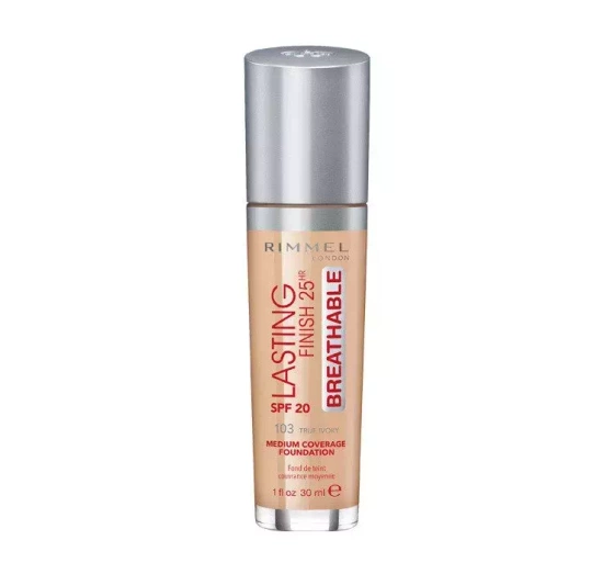 RIMMEL LASTING FINISH 25H BREATHABLE ТОНАЛЬНАЯ ОСНОВА 103