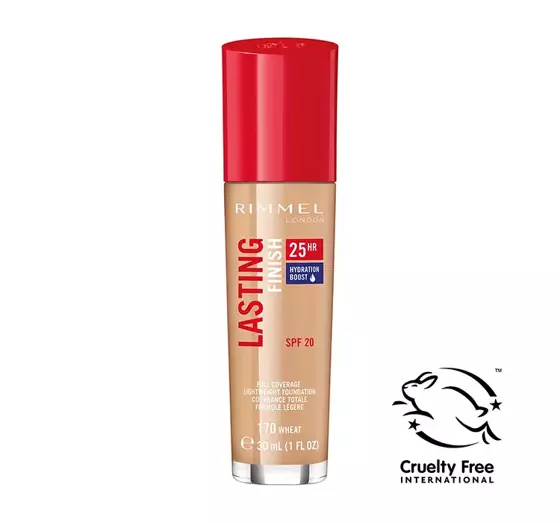 RIMMEL LASTING FINISH 25HR ТОНАЛЬНОЕ СРЕДСТВО ДЛЯ ЛИЦА 170 WHEAT 30МЛ