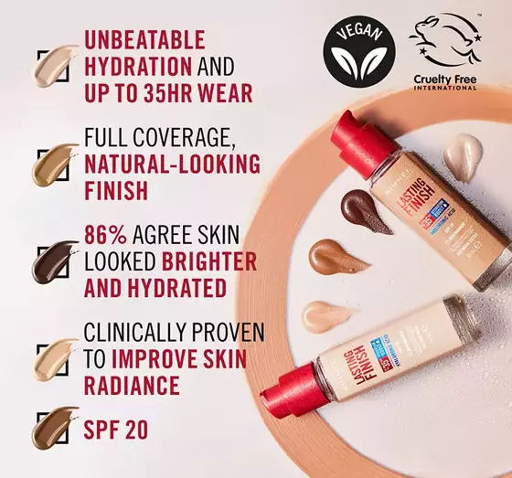 RIMMEL LASTING FINISH 35HR ТОНАЛЬНОЕ СРЕДСТВО ДЛЯ ЛИЦА 010 ROSE IVORY 30МЛ