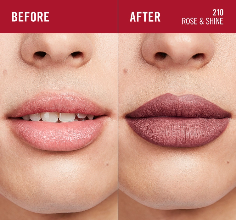 RIMMEL LASTING MEGA MATTE МАТОВАЯ ПОМАДА 210 ROSE & SHINE 7,4МЛ