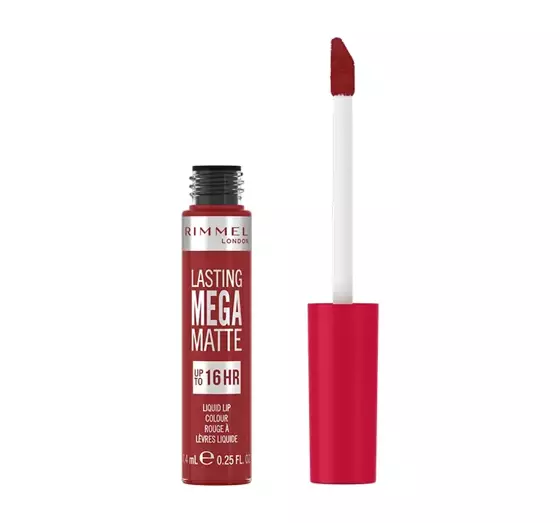 RIMMEL LASTING MEGA MATTE МАТОВАЯ ПОМАДА 500 FIRE STARTER 7,4МЛ