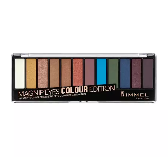 RIMMEL MAGNIFEYES PALETTE ПАЛЕТКА ТЕНЕЙ 004 COLOUR EDITION 14,16Г