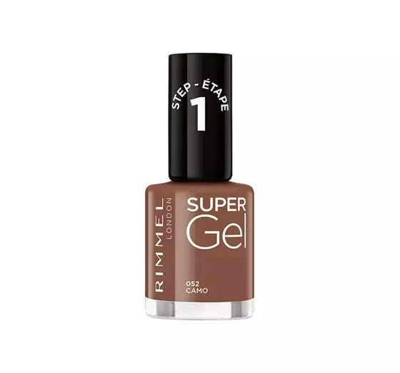 RIMMEL SUPER GEL ГЕЛЕВЫЙ ЛАК ДЛЯ НОГТЕЙ 052 CAMO 12 МЛ