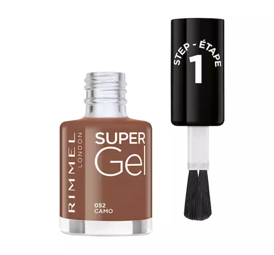 RIMMEL SUPER GEL ГЕЛЕВЫЙ ЛАК ДЛЯ НОГТЕЙ 052 CAMO 12 МЛ