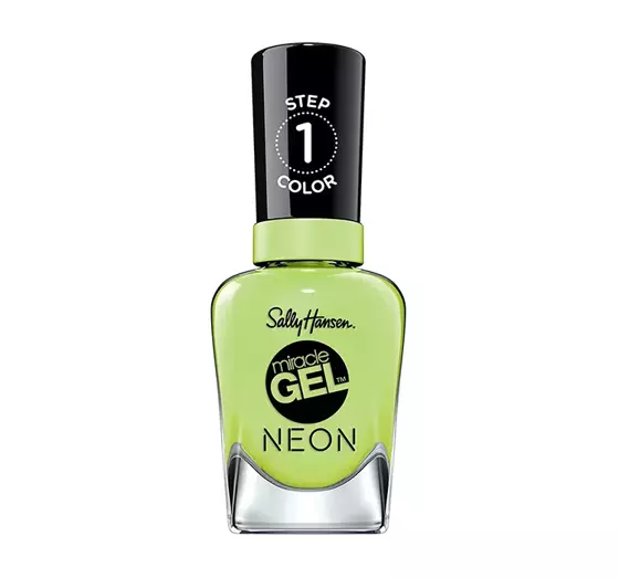 SALLY HANSEN MIRACLE GEL ЛАК ДЛЯ НОГТЕЙ 052 ELECTRI-LIME 14,7МЛ