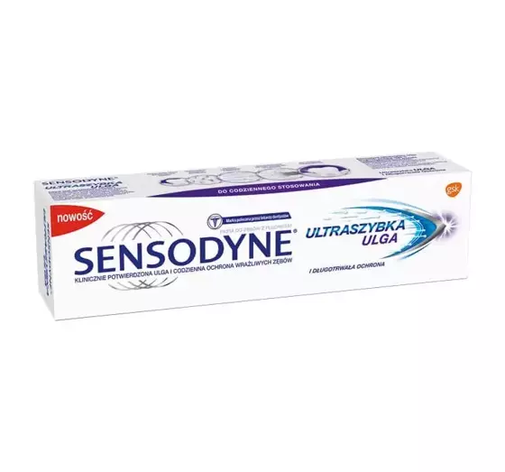 SENSODYNE RAPID RELIEF ЗУБНАЯ ПАСТА УЛЬТРАБЫСТРОЕ ОБЛЕГЧЕНИЕ ПРИ ГИПЕРЧУВСТВИТЕЛЬНОСТИ 75 МЛ