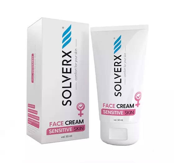 SOLVERX SENSITIVE SKIN FACE CREAM КРЕМ ДЛЯ ЛИЦА 50МЛ