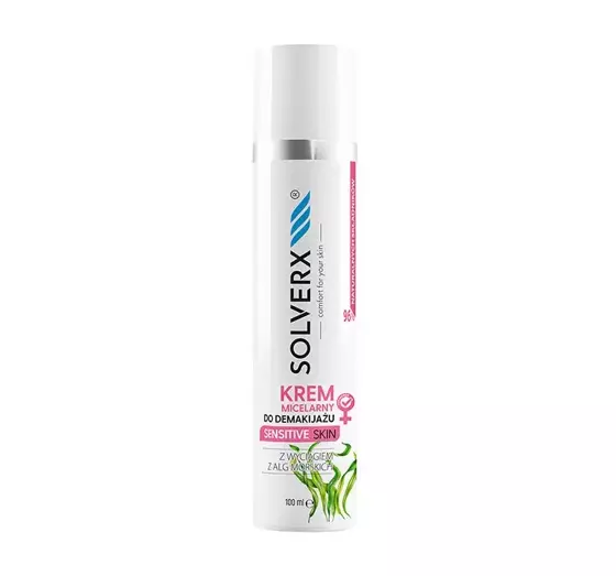 SOLVERX SENSITIVE SKIN МИЦЕЛЛЯРНЫЙ КРЕМ ДЛЯ ДЕМАКИЯЖА 100МЛ