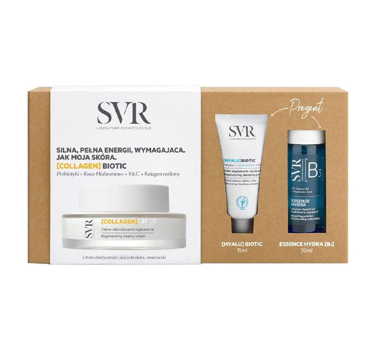 SVR [COLLAGEN] BIOTIC НАБОР ДЛЯ УХОДА ЗА ЛИЦОМ КРЕМ + ГЕЛЬ + ЭСЕНЦИЯ