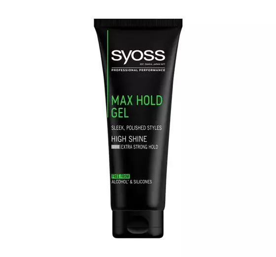 SYOSS MAX HOLD ФИКСИРУЮЩИЙ ГЕЛЬ ДЛЯ ВОЛОС 250МЛ