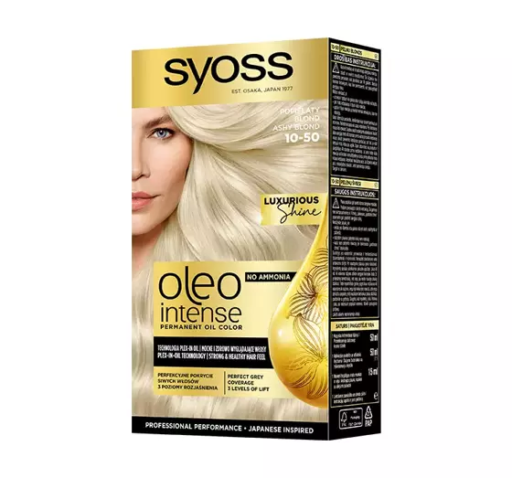 SYOSS OLEO INTENSE КРАСКА ДЛЯ ВОЛОС БЕЗ АММИАКА 10-50 ASHY BLOND