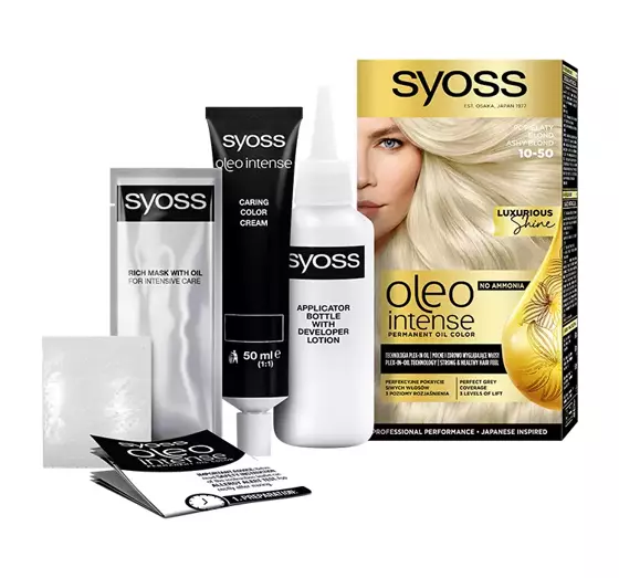 SYOSS OLEO INTENSE КРАСКА ДЛЯ ВОЛОС БЕЗ АММИАКА 10-50 ASHY BLOND