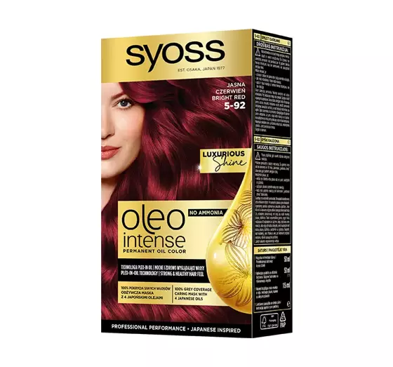 SYOSS OLEO INTENSE КРАСКА ДЛЯ ВОЛОС БЕЗ АММИАКА 5-92 BRIGHT RED