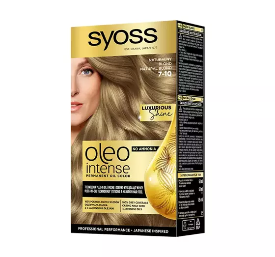 SYOSS OLEO INTENSE КРАСКА ДЛЯ ВОЛОС БЕЗ АММИАКА  7-10 NATURAL BLOND