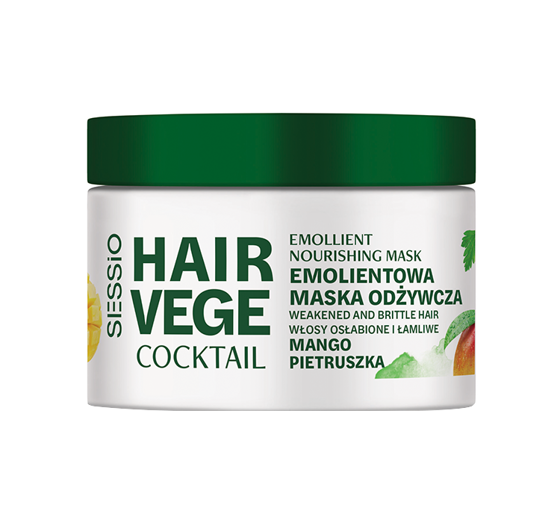 Sessio Hair Vege Coctail Эмолиентовая маска для волос Манго Петрушка 250г