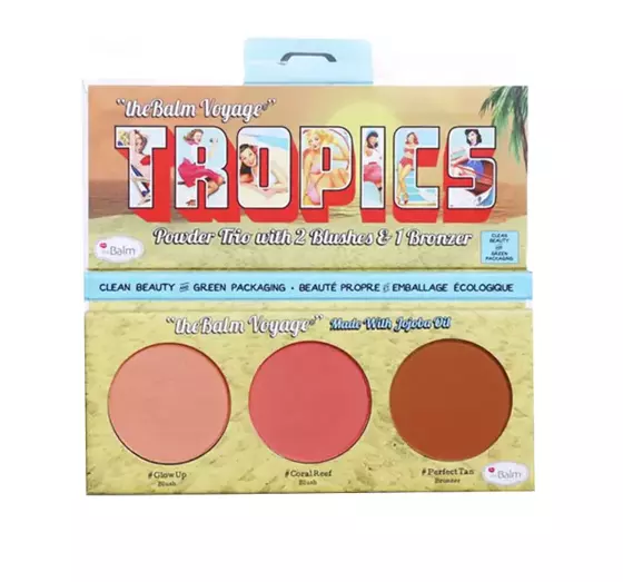 THE BALM VOYAGE ПАЛЕТКА ДЛЯ МАКИЯЖА TROPICS 8,5Г