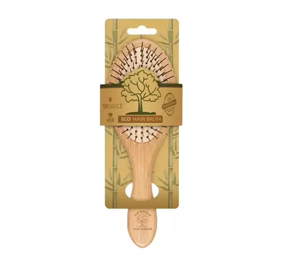 TOP CHOICE TOP NATURE ECO HAIR BRUSH ЩЕТКА BAMBOO ОВАЛЬНАЯ 62247