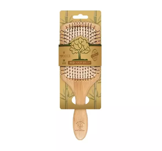 TOP CHOICE TOP NATURE ECO HAIR BRUSH ЩЕТКА BAMBOO ПРЯМОУГОЛЬНАЯ 62230