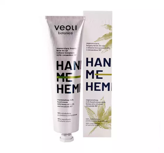 VEOLI BOTANICA HAND ME HEMP ВОССТАНОВЛЯЮЩИЙ КРЕМ ДЛЯ РУК 75МЛ