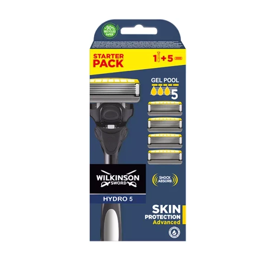 WILKINSON SWORD HYDRO 5 SKIN PROTECTION ADVANCED БРИТВА ДЛЯ МУЖЧИН + 4 КАРТРИДЖИ