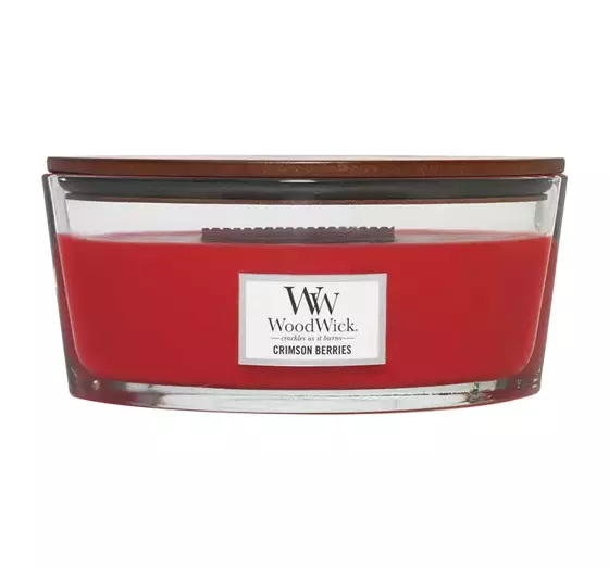 WOODWICK ELLIPSE CANDLE АРОМАТИЧЕСКАЯ СВЕЧА CRIMSON BERRIES 453,6Г