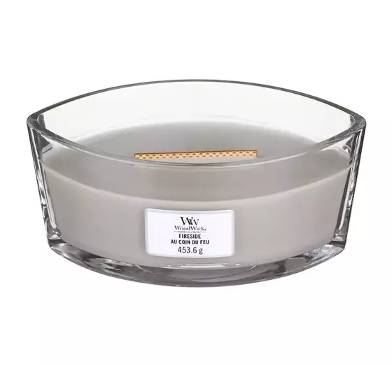 WOODWICK ELLIPSE CANDLE АРОМАТИЧЕСКАЯ СВЕЧА SMOKED FIRESIDE 453,6 Г