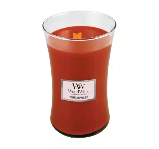 WOODWICK LARGE JAR CANDLE АРОМАТИЧЕСКАЯ СВЕЧА PUMPKIN PRALINE 610Г