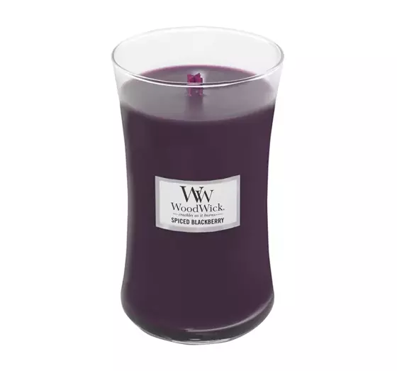 WOODWICK LARGE JAR CANDLE АРОМАТИЧЕСКАЯ СВЕЧА SPICED BLACKBERRY 610Г