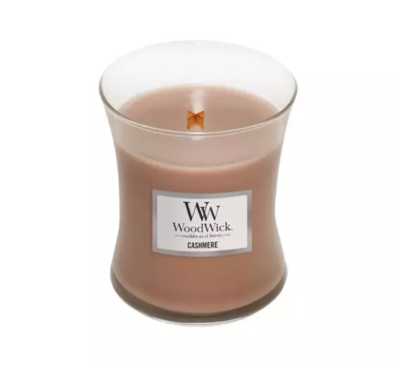 WOODWICK MEDIUM JAR CANDLE АРОМАТИЧЕСКАЯ СВЕЧА CASHMERE 275Г