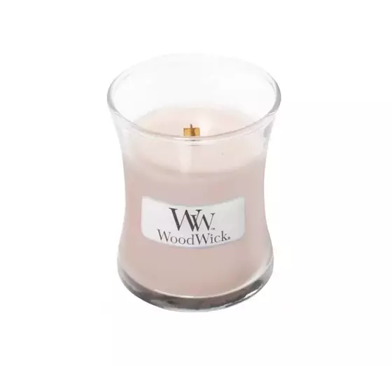 WOODWICK SMALL JAR CANDLE АРОМАТИЧЕСКАЯ СВЕЧА VANILLA & SEA SALT 85Г