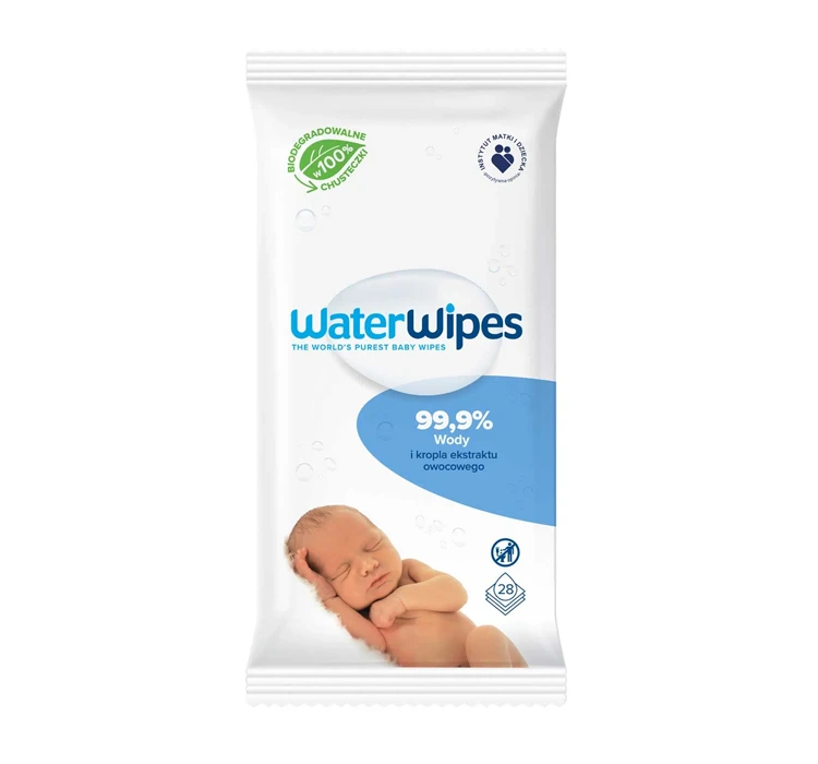 WaterWipes биоразлагаемые влажные салфетки 28 штук