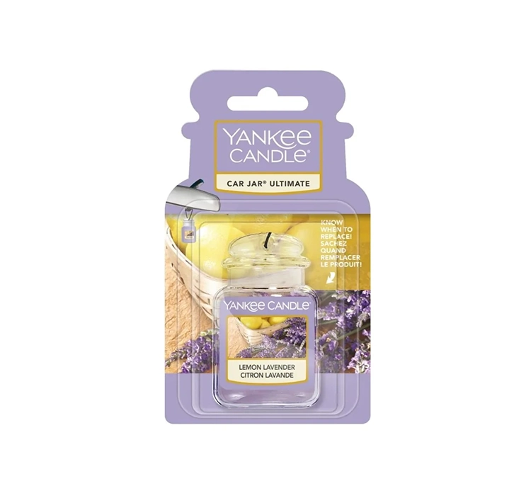 YANKEE CANDLE CAR JAR ULTIMATE АРОМАТИЗАТОР ДЛЯ АВТОМОБИЛЯ LEMON LAVENDER