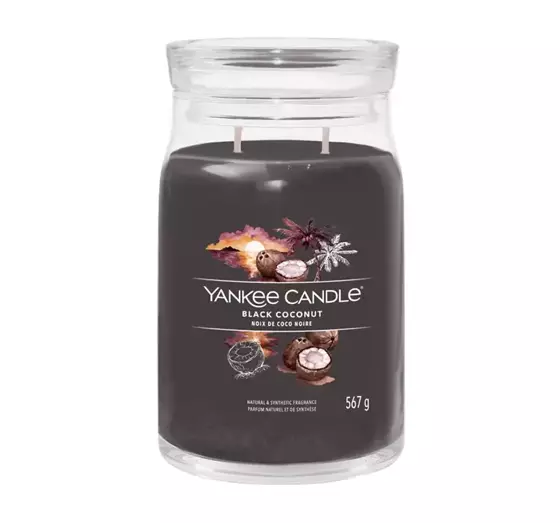 YANKEE CANDLE SIGNATURE АРОМАТИЧЕСКАЯ СВЕЧА BLACK COCONUT 567Г