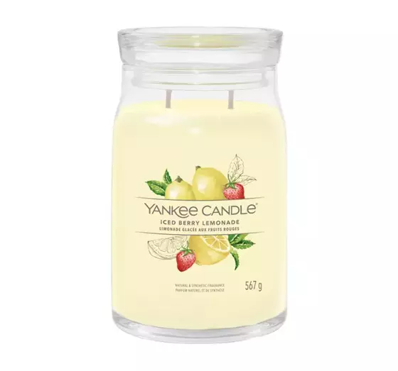 YANKEE CANDLE SIGNATURE АРОМАТИЧЕСКАЯ СВЕЧА ICED BERRY LEMONADE 567Г