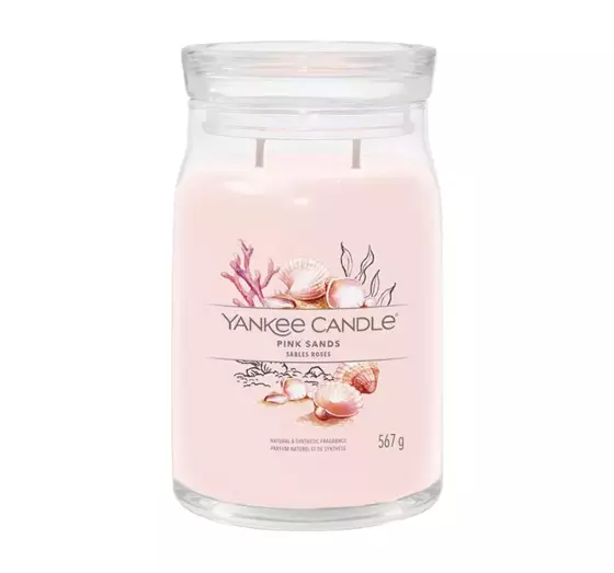 YANKEE CANDLE SIGNATURE АРОМАТИЧЕСКАЯ СВЕЧА PINK SANDS 567Г