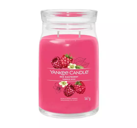 YANKEE CANDLE SIGNATURE АРОМАТИЧЕСКАЯ СВЕЧА RED RASPBERRY 567Г