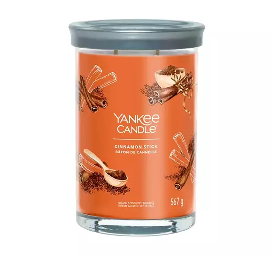 YANKEE CANDLE SIGNATURE АРОМАТИЧЕСКАЯ СВЕЧА ТУМБЛЕР CINNAMON STICK 567Г