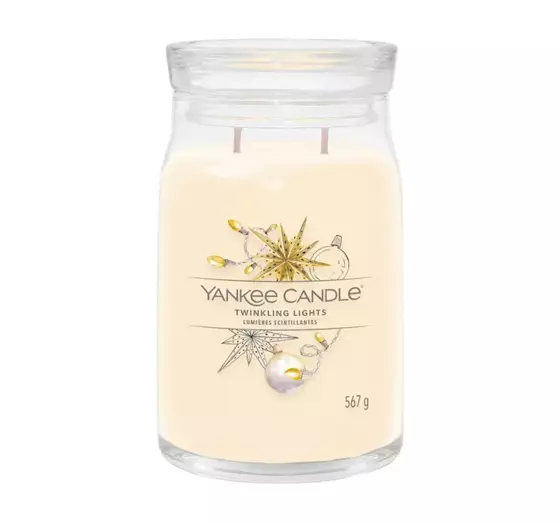 YANKEE CANDLE SIGNATURE АРОМАТИЧЕСКАЯ СВЕЧА TWINKLING LIGHTS  567Г