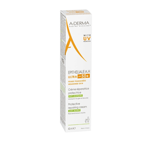 A-DERMA EPITHELIALE A.H ULTRA ЗАЩИТНЫЙ РЕГЕНЕРИРУЮЩИЙ КРЕМ SPF50+ 40МЛ