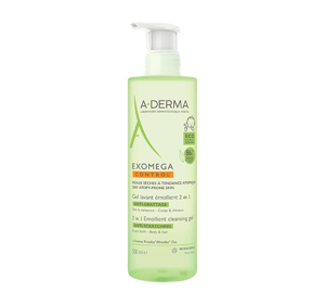 A-DERMA EXOMEGA CONTROL СМЯГЧАЮЩИЙ ГЕЛЬ 2В1 500МЛ