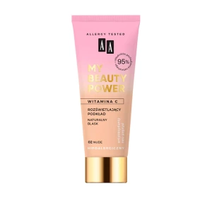 AA MY BEAUTY POWER ОСВЕТЛЯЮЩЕЕ ТОНАЛЬНОЕ СРЕДСТВО ДЛЯ ЛИЦА 02 NUDE 30МЛ