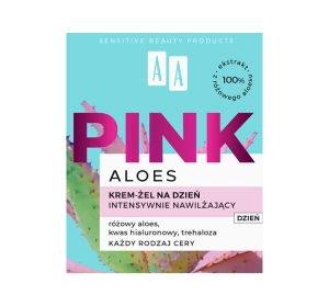 AA PINK ALOES ИНТЕНСИВНО-УВЛАЖНЯЮЩИЙ КРЕМ-ГЕЛЬ НА ДЕНЬ 50МЛ