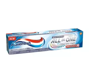 AQUAFRESH ALL IN ONE PROTECTION WHITENING ЗУБНАЯ ПАСТА 100МЛ