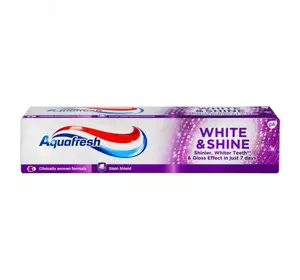 AQUAFRESH WHITENING WHITE & SHINE ЗУБНАЯ ПАСТА 100МЛ