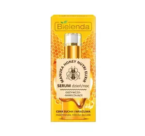 BIELENDA MANUKA HONEY NUTRI ELIXIR СЫВОРОТКА ДЛЯ ЛИЦА НА ДЕНЬ И НОЧЬ 30Г