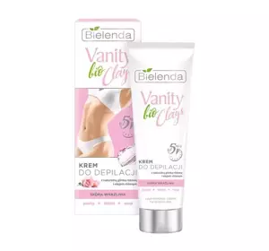 BIELENDA VANITY BIO CLAYS КРЕМ ДЛЯ ДЕПИЛЯЦИИ ЧУВСТВИТЕЛЬНАЯ КОЖА 100МЛ