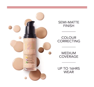 BOURJOIS 123 PERFECT FOUNDATION ТОНАЛЬНОЕ СРЕДСТВО 51 LIGHT 30МЛ